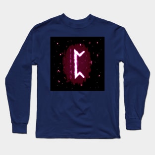 Perthro Rune Long Sleeve T-Shirt